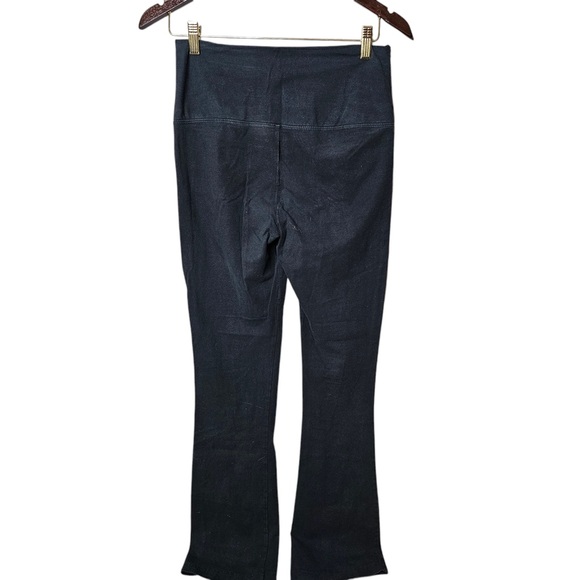 Bootcut Black Leggings Women’s Medium Athletic Stretch Fabric Pants - Picture 5 of 5